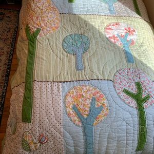 Pottery Barn Kids Twin quilt and European sham